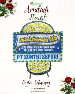 Papan Bunga Duka di Lengkong Wetan