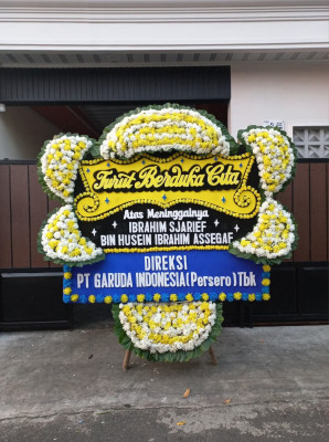 Papan Bunga Duka di Lengkong Wetan